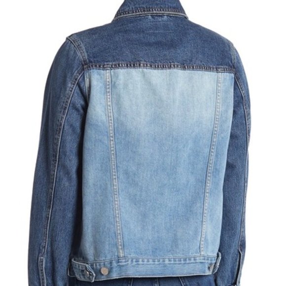 BLANK NYC 2 TONE BLUE jean jacket - Picture 2 of 3